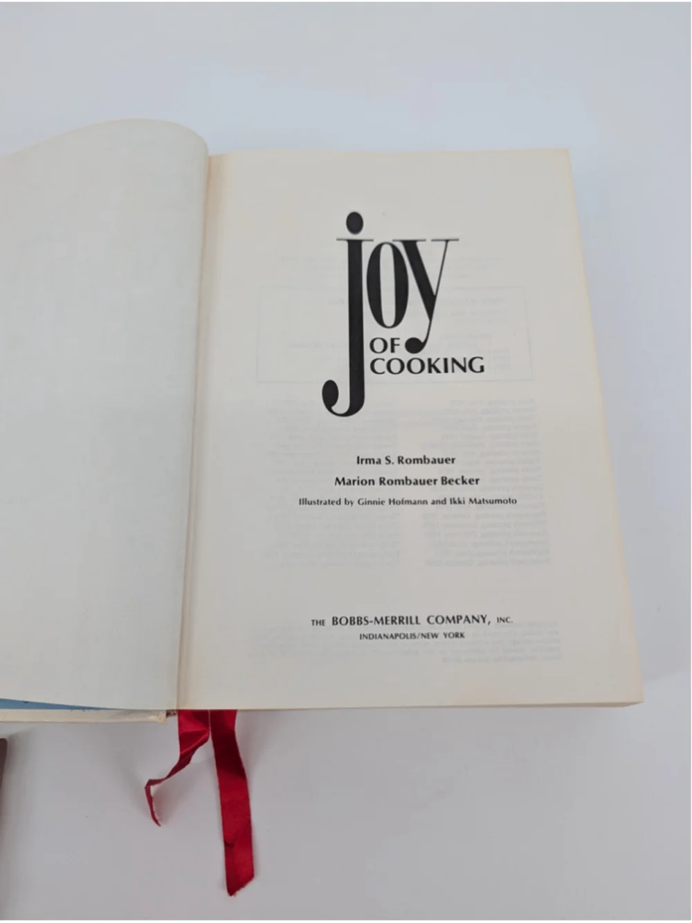 Joy of Cooking 1975 Revised Edition 38th Printing 1985 Hardcover Dust Jacket